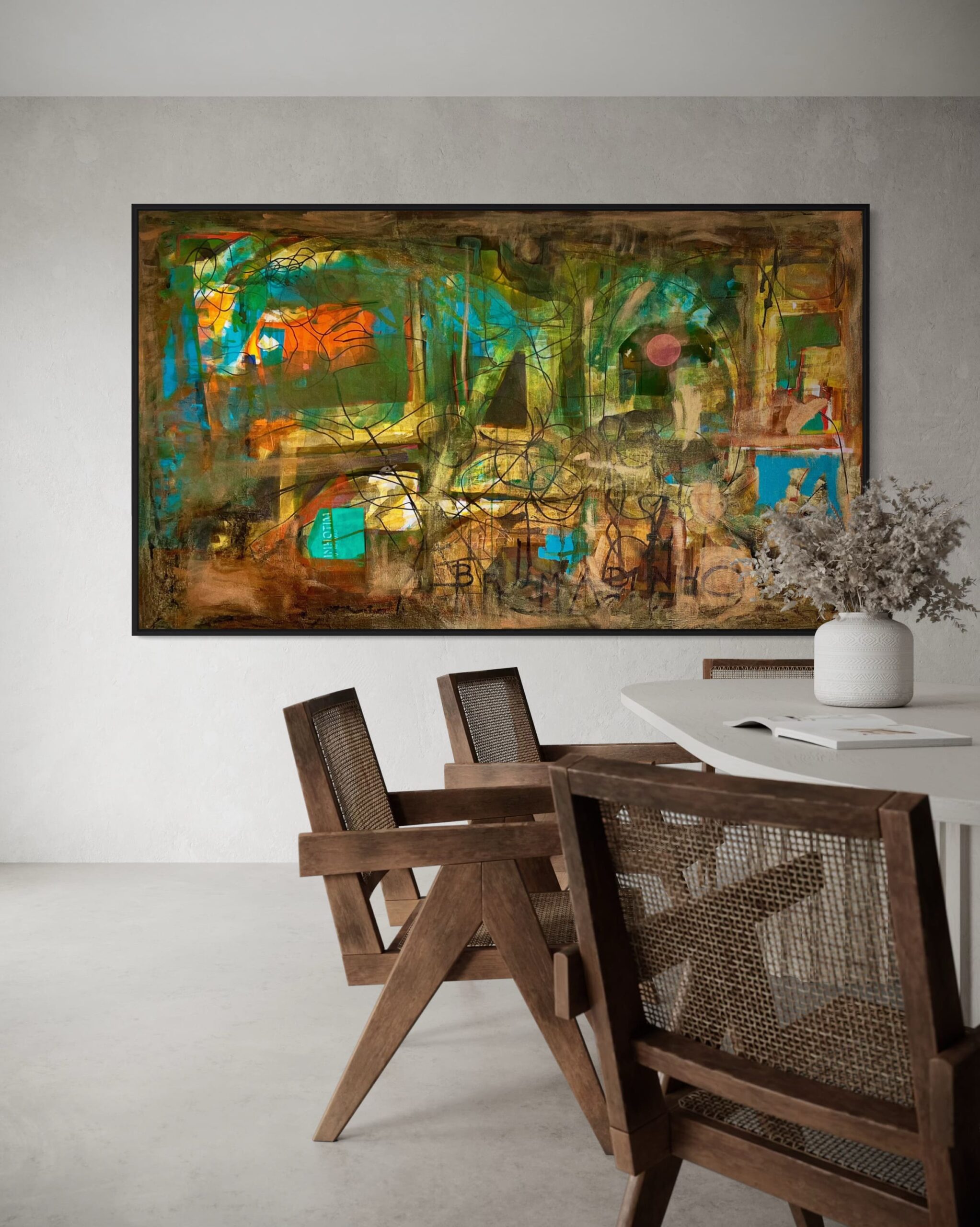 BRUMADINHO é uma obra feita pelo artista plástico Alois Hunka sob sua assinatura Oslawansky. O Artista assina as peças com a palavra “OK”.