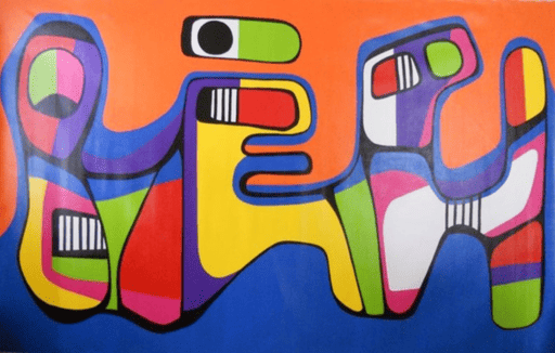 Essas obras correspondem a fase Collorfull do artista.
