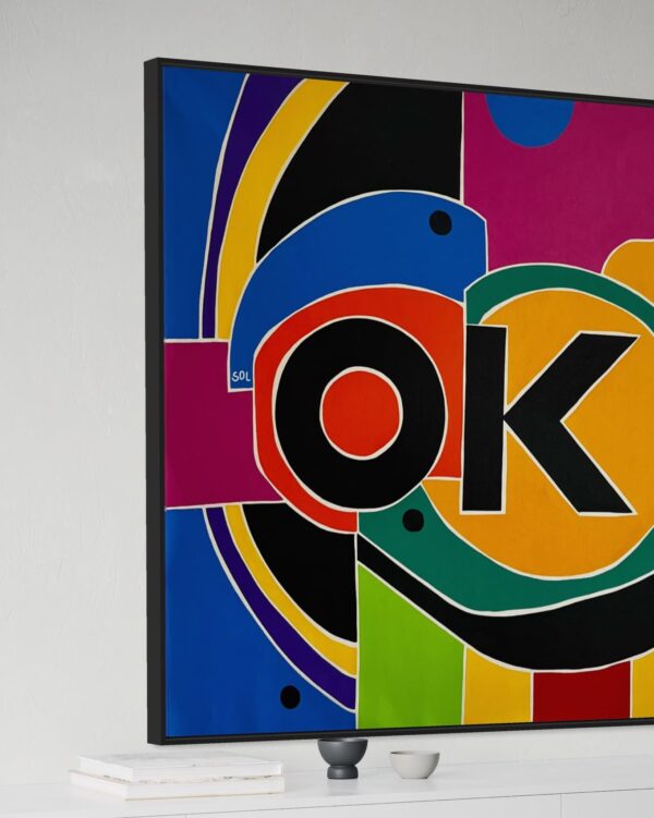 PAZ é uma obra feita pelo artista plástico Alois Hunka sob sua assinatura Oslawansky. O Artista assina as peças com a palavra “OK”.
