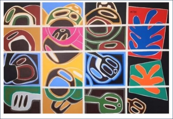 Referência a Matisse é uma obra feita pelo artista plástico Alois Hunka.