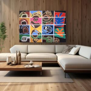 Referência a Matisse é uma obra feita pelo artista plástico Alois Hunka.