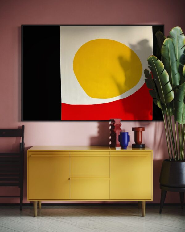 SOL NA MONTANHA é uma obra feita pelo artista plástico Alois Hunka.