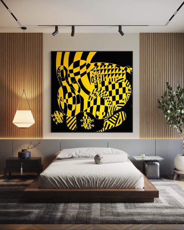 SONHO AMARELO é uma obra feita pelo artista plástico Alois Hunka.