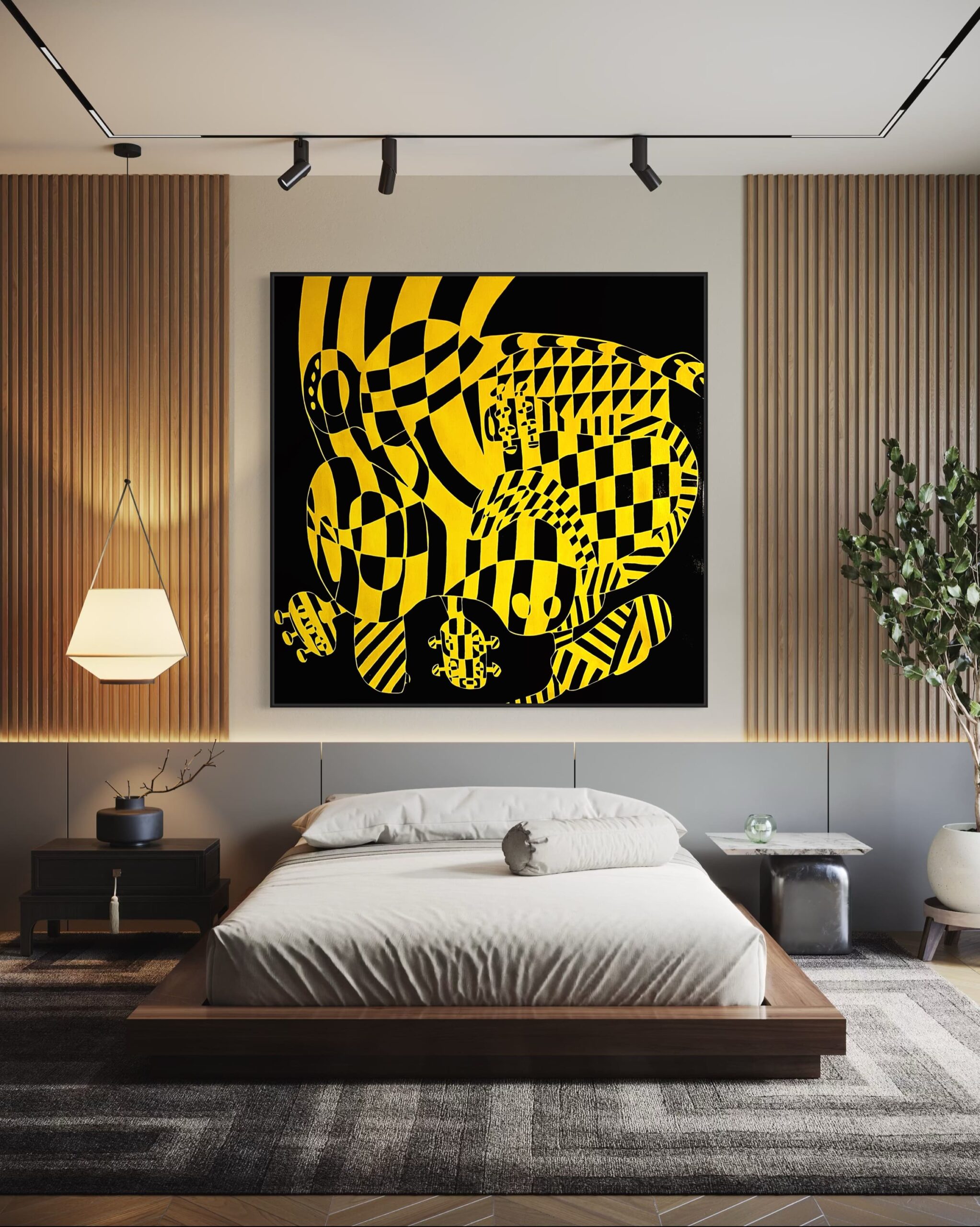 SONHO AMARELO é uma obra feita pelo artista plástico Alois Hunka.