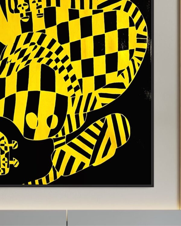 SONHO AMARELO é uma obra feita pelo artista plástico Alois Hunka.