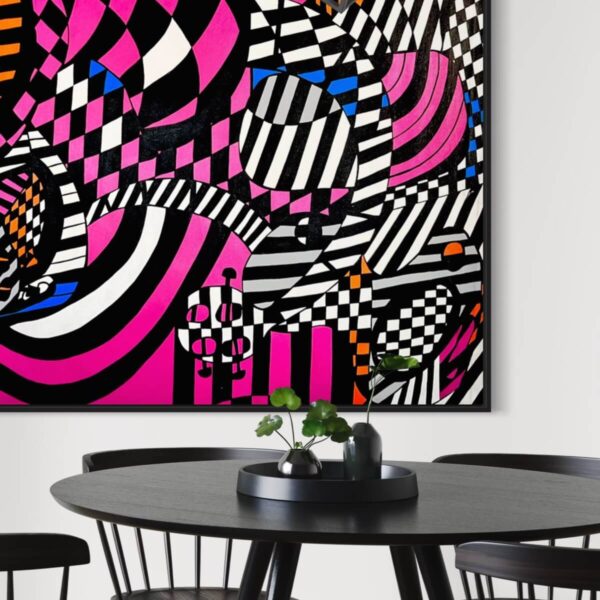 Vortex Rosa é uma obra feita pelo artista plástico Alois Hunka.