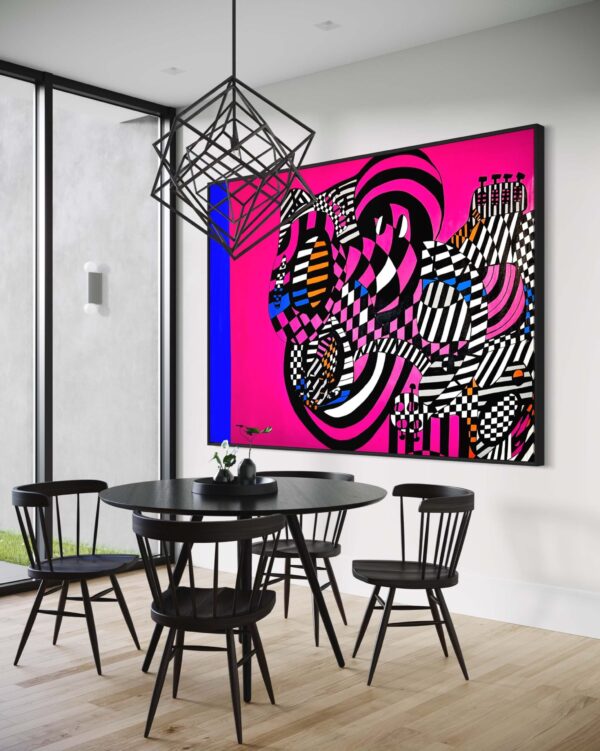 Vortex Rosa é uma obra feita pelo artista plástico Alois Hunka.