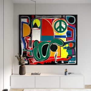 WOODSTOCK é uma obra feita pelo artista plástico Alois Hunka sob sua assinatura Oslawansky. O Artista assina as peças com a palavra “OK”.