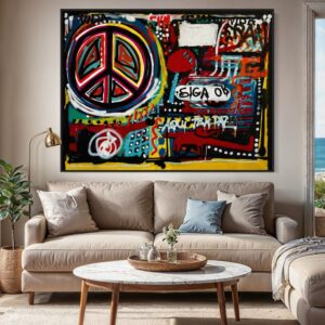 WOODSTOCK 2 é uma obra feita pelo artista plástico Alois Hunka sob sua assinatura Oslawansky. O Artista assina as peças com a palavra “OK”.
